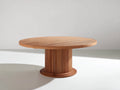 Tavolo da giardino-Teak-180x180x76 cm-Naturale-Stile moderno